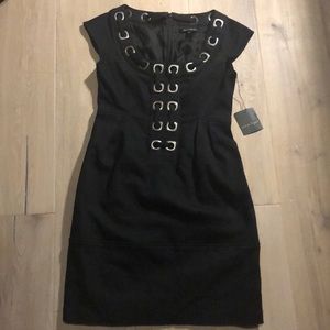 NWT Nanette Lepore Workaholic Dress black size 4